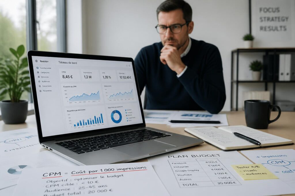 découvrez comment le cpm influence votre budget publicitaire en marketing digital et apprenez à optimiser vos campagnes pour maximiser leur efficacité.