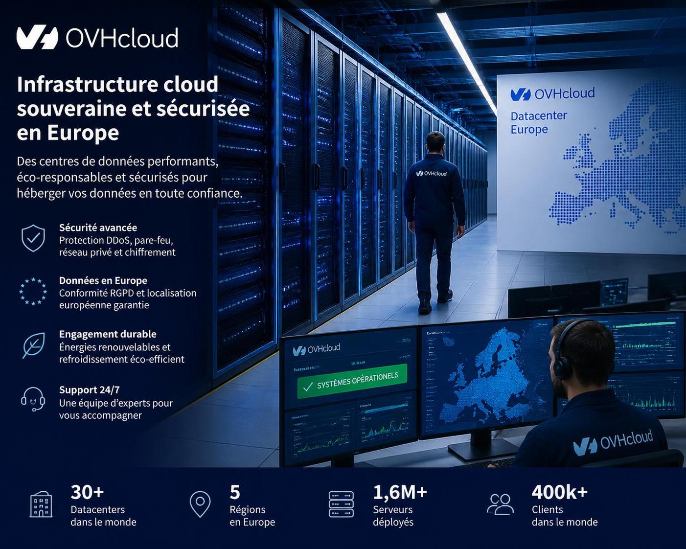 découvrez les solutions ovhcloud pour sécuriser efficacement les données de votre entreprise, garantir la confidentialité et assurer la continuité de vos activités.