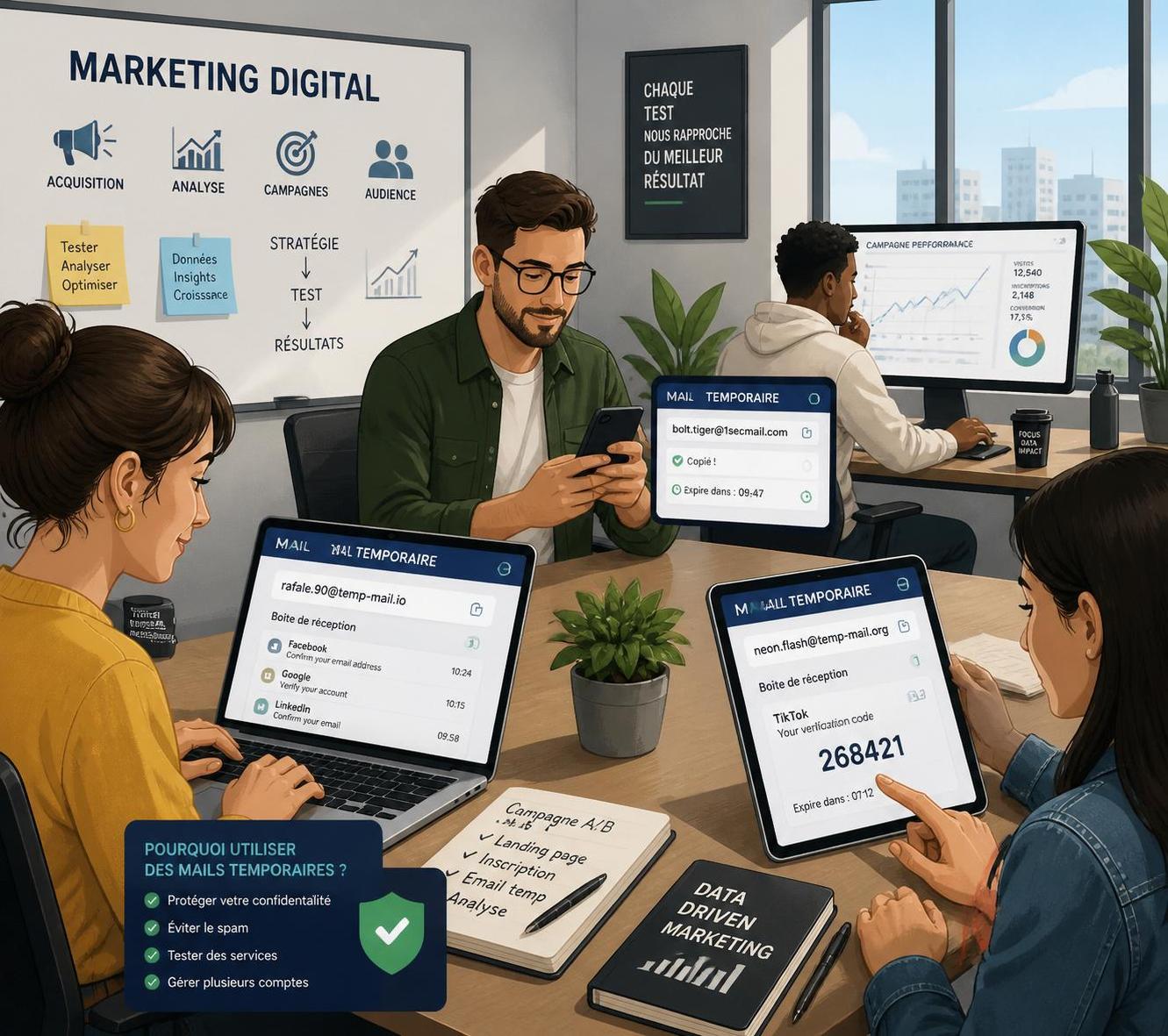 découvrez pourquoi le mail temporaire gagne en popularité auprès des professionnels du marketing digital et comment il révolutionne la gestion des campagnes et la protection des données.