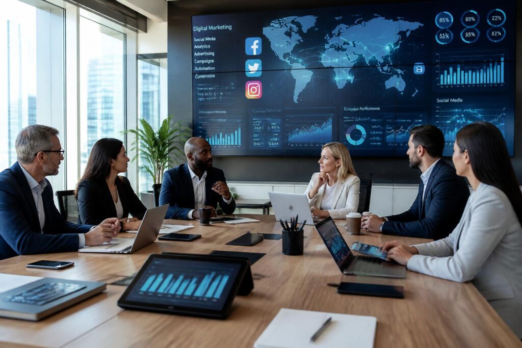 découvrez comment le marketing digital révolutionne les stratégies d'entreprise en améliorant la visibilité, l'engagement client et la performance commerciale.