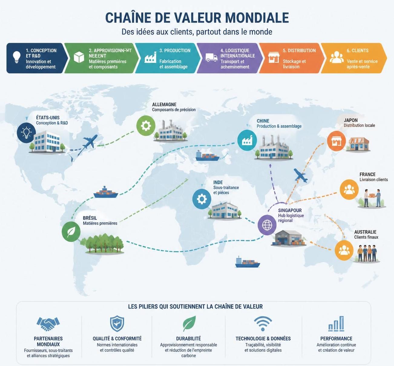 découvrez pourquoi comprendre l'internationalisation de la chaîne de valeur est crucial pour élaborer une stratégie business efficace et compétitive à l'échelle mondiale.