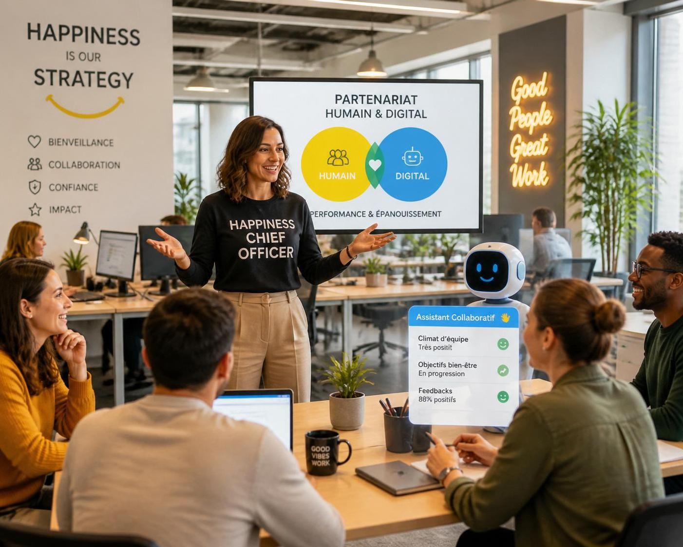 découvrez comment le rôle de happiness chief officer transforme la gestion des ressources humaines en favorisant le bien-être au travail et l'engagement des collaborateurs.