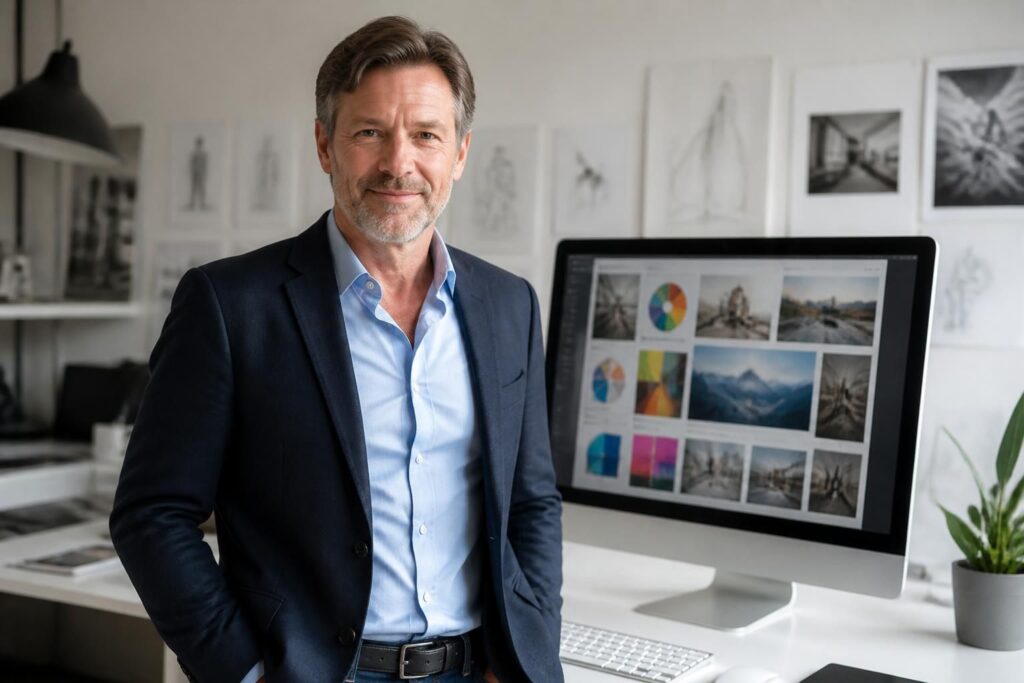 découvrez hervé brossard, expert en communication visuelle, spécialisé en publicité pour booster votre image de marque avec créativité et impact.