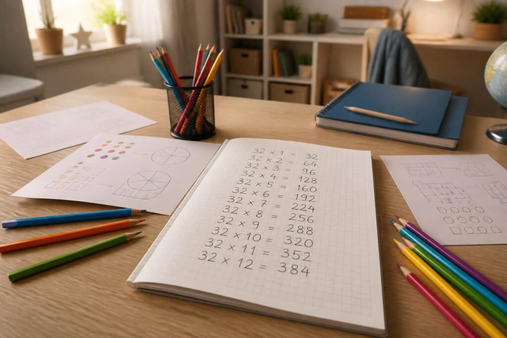 découvrez des astuces efficaces pour apprendre et maîtriser la table de multiplication par 32, avec des méthodes simples et des conseils pratiques adaptés à tous les niveaux.