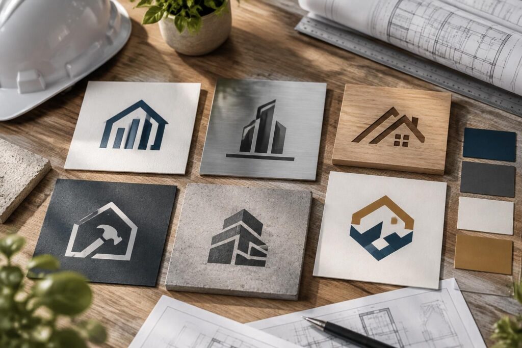 découvrez des exemples de logos pour entreprise du bâtiment et trouvez l’inspiration pour créer une identité visuelle professionnelle, mémorable et adaptée à votre activité.
